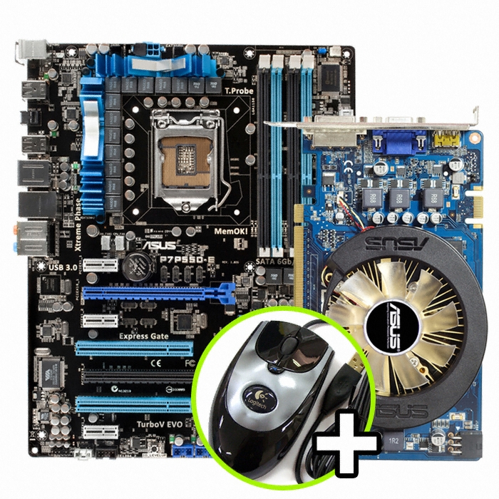 ASUS P7P55D-E P55 트리플팩 한정판_이미지