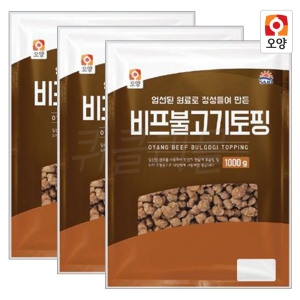 사조오양 사조오양 비프 고기 토핑 1kg x 3_이미지