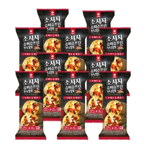 천일식품 소시지 슈퍼슈프림 브리또 120g_이미지