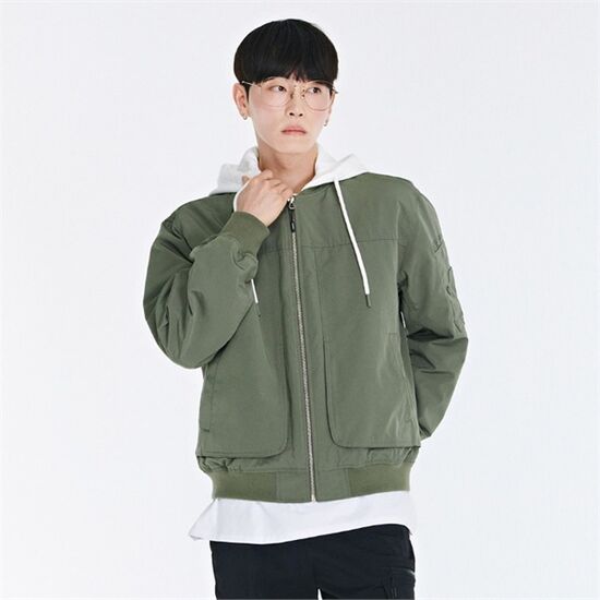 체이스컬트 후드디테쳐블항공점퍼 CARU4111B0V_이미지