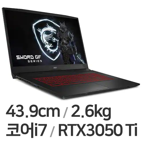 MSI GF시리즈 Sword GF76 A12UD WIN10 64GB램 (SSD 512GB)_이미지