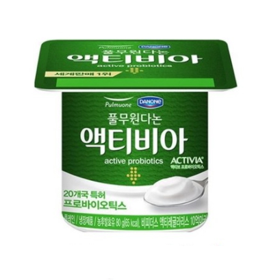 풀무원다논 액티비아 플레인 80g (8개)