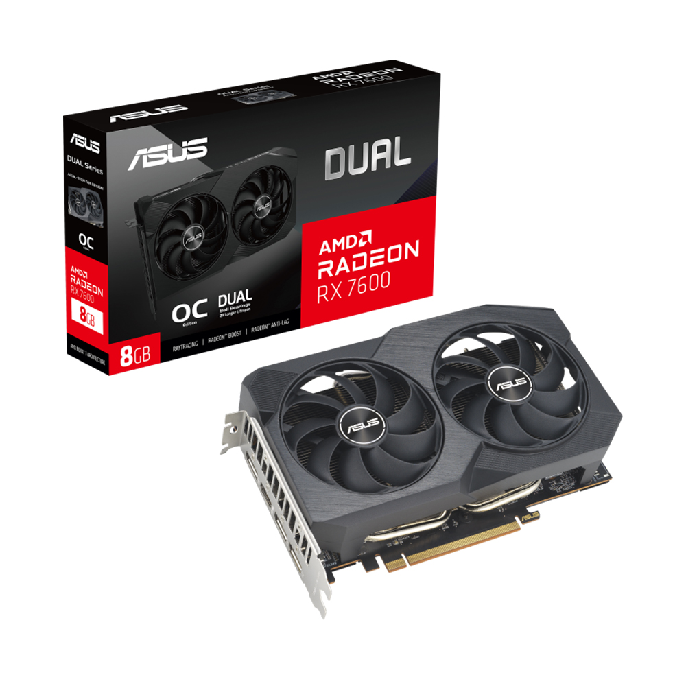 ASUS DUAL 라데온 RX 7600 O8G V2 OC D6 8GB (이벤트)_이미지