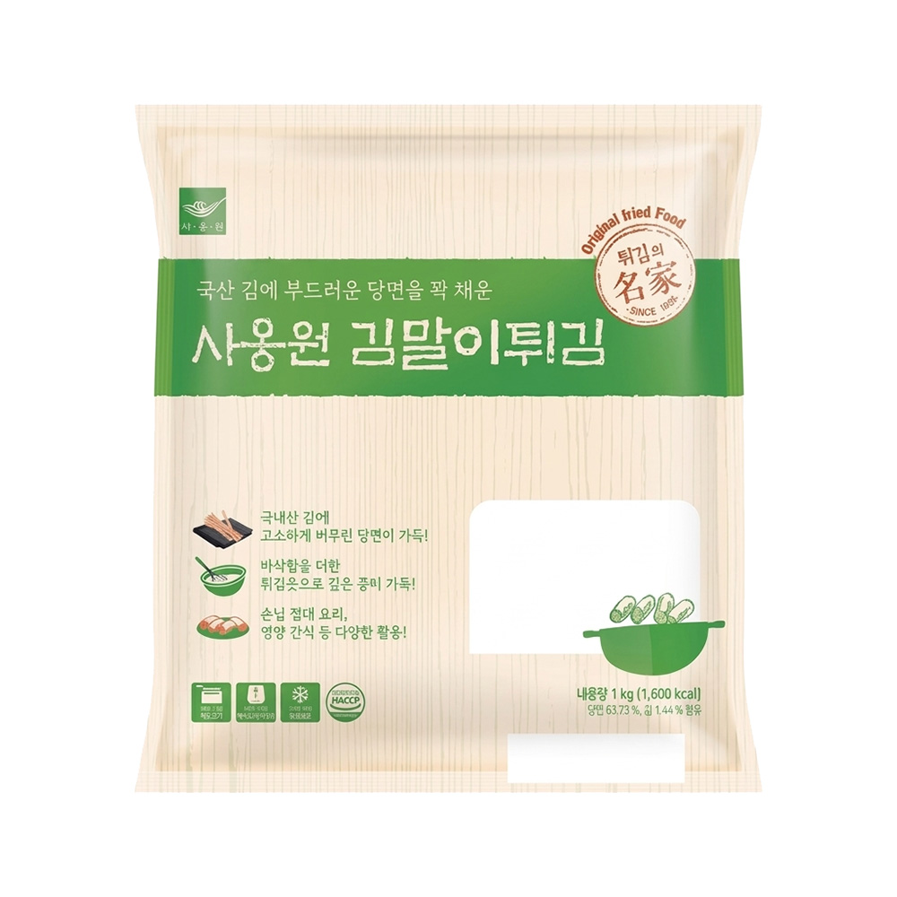 사옹원 김말이 튀김 1kg (1개)
