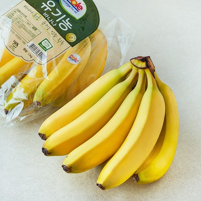 돌 유기농 인증 바나나 (1.1kg,1개)_이미지