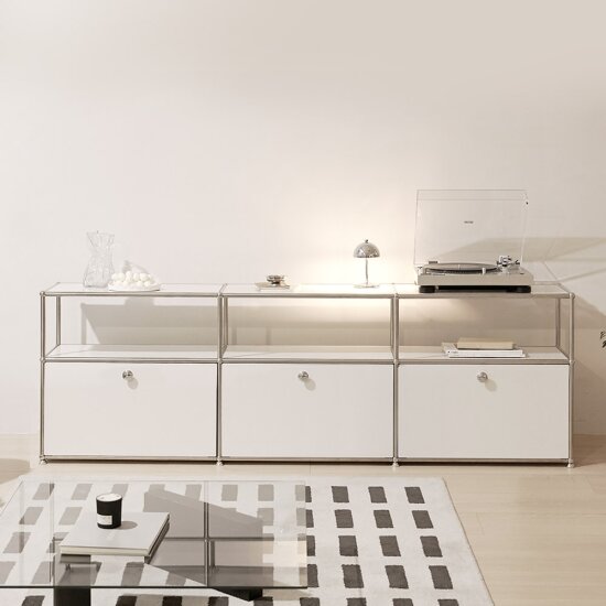 포스트모던 발렌 미드센츄리 모듈 2단 거실장 2310