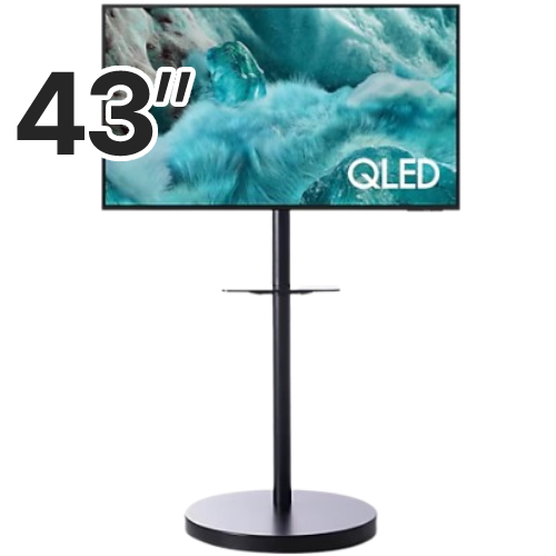 삼성전자 QLED KQ43QF7AAFXKR 이동형 패키지 (삼성 무빙(선반))