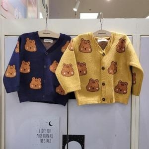 해피랜드 HC23 피넛 니트 가디건 H25-43202 S37852435_이미지