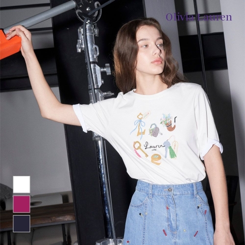 보니룸 콜라보 티셔츠_VOCAS5M4381
