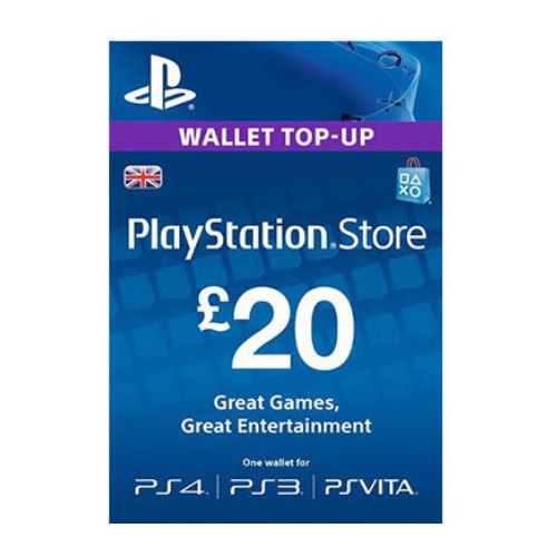 SIE PSN 플레이스테이션 스토어 카드 영국 (20파운드)