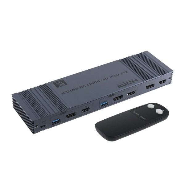 라이트컴 COMS OU109 2:1 HDMI DP KVM 스위치