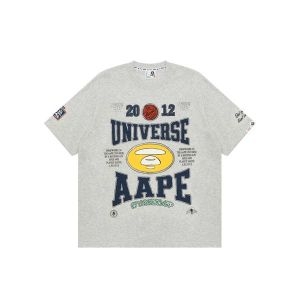 베이프 반팔 AAPE THEME TEE 오프 화이트 ape-115743