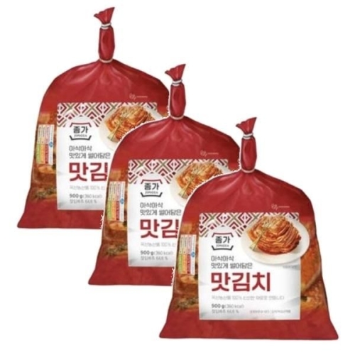 대상 종가 맛김치 900g (3개)