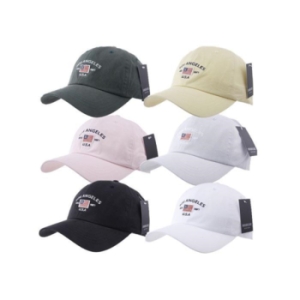 프롬슈 미니 성조기자수 캐주얼 캡모자 볼캡 11232214