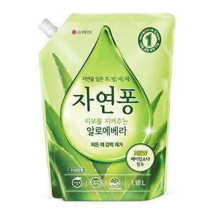 자연퐁 2X 알로에베라 리필 1.18L (1개)_이미지