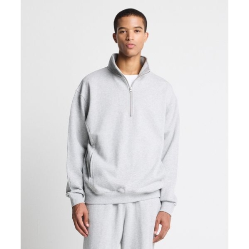 STCO Codigallery 베이직 반집업 스웻셔츠 그레이_CTSVC32NSG