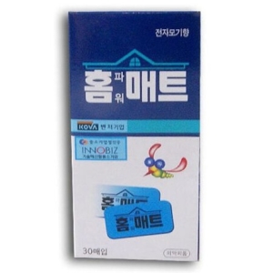 홈매트 30매입 모기향 훈증기 리필 벌레기피제_이미지