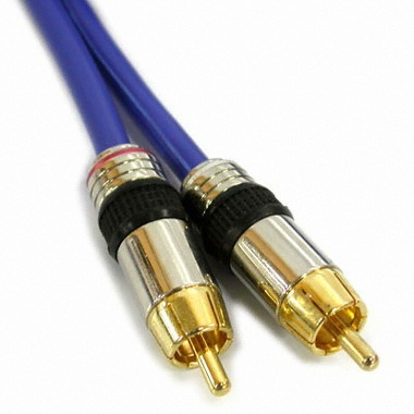 강원전자 NETmate 2RCA-2RCA 오디오 케이블 고급형 (3m)