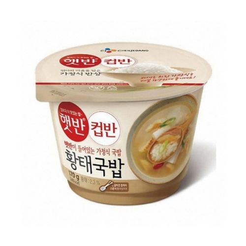 CJ제일제당 햇반 컵반 황태국밥 170g (24개)_이미지