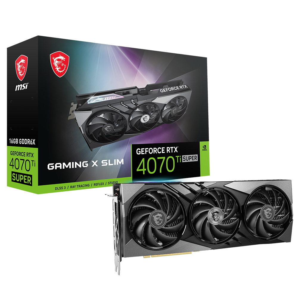 MSI 지포스 RTX 4070 Ti SUPER 게이밍 X 슬림 D6X 16GB 트라이프로져3_이미지