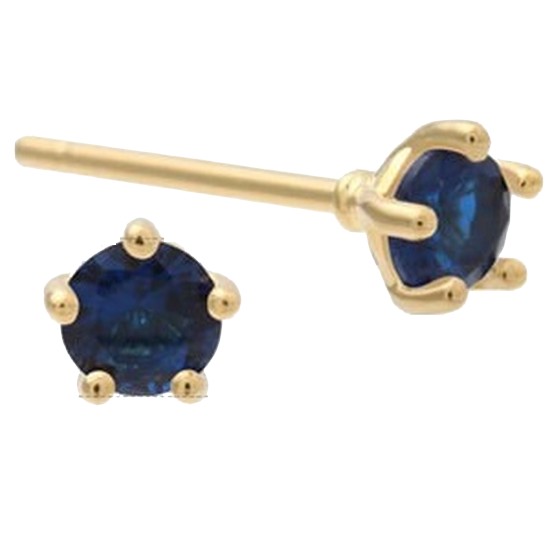 라울스톤 14K 골드필드 핀 큐빅 원터치 귀걸이 JK227