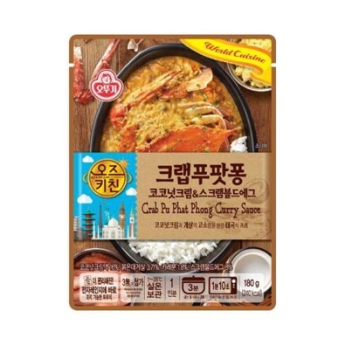 오뚜기 오즈키친 크랩푸팟퐁 180g (1개)