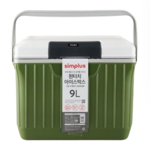 홈플러스 심플러스 원터치 아이스박스 그린 (9L)_이미지