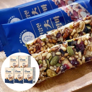 G 김규흔 한과 더 건강한 너츠 영양바 25개입 5개입 5박스