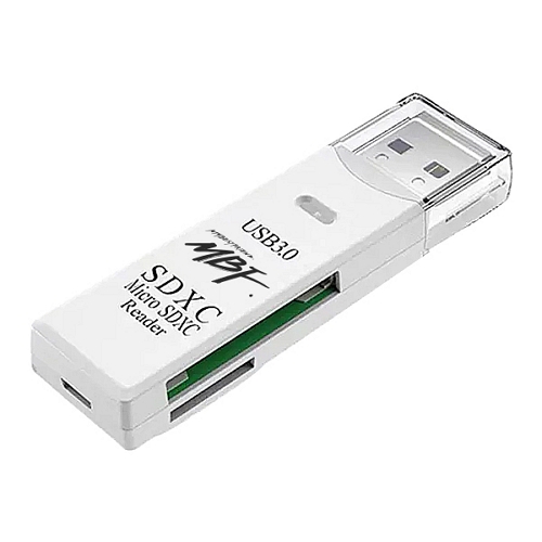 엠비에프 USB 3.0 멀티 리더기 화이트 MBF-U3CR-WH