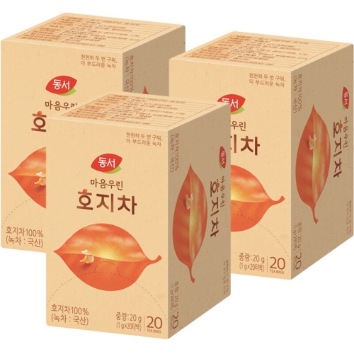 동서식품 마음우린 호지차 20개입 [3개]