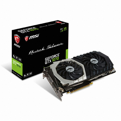MSI 지포스 GTX1070 퀵실버 OC D5 8GB 트윈프로져6_이미지