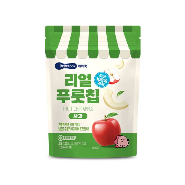 리얼 푸룻칩 사과 12g