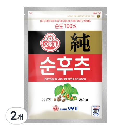 오뚜기 순후추 240g 2개이미지입니다. 누르면 해당 게시물로 새창이동합니다.