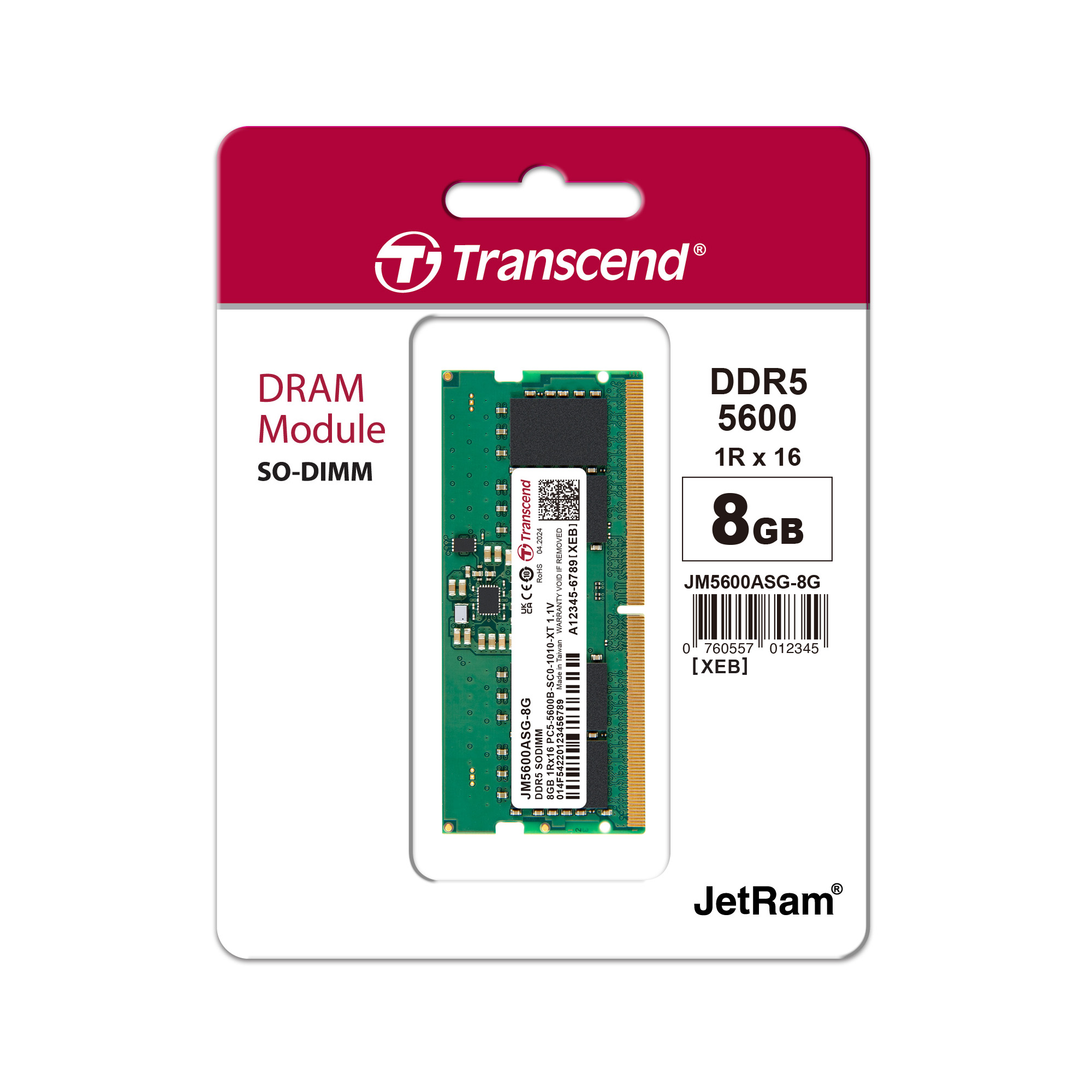 트랜센드 노트북 DDR5-5600 CL46 (8GB)_이미지