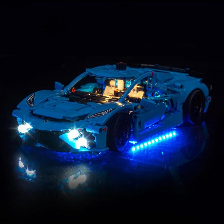 레고 Chevrolet Corvette Stingray Blue 호환 조명 [해외구매]