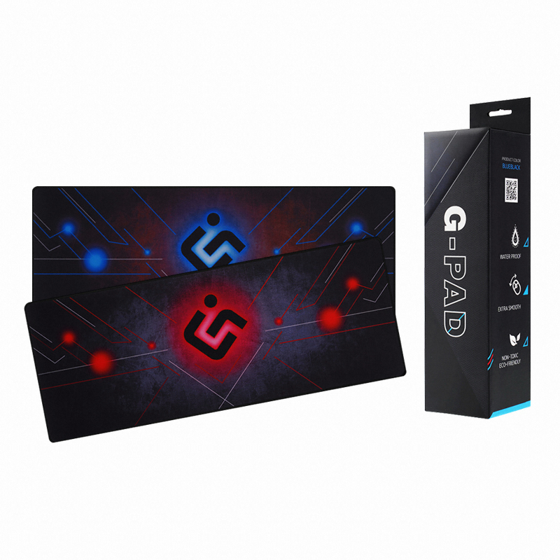 아이구주 G-PAD 친환경 천연고무 게이밍 마우스 장패드 (레드)_이미지