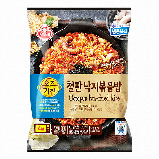 오뚜기 오즈키친 철판 낙지볶음밥 2인분 450g (5개)