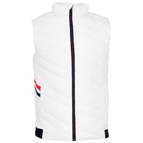 김영주골프 사선 퀄팅 패딩 베스트 골프 다운 조끼 DOWMVE74_이미지