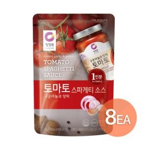 청정원 구운마늘과 양파 토마토 스파게티 소스 170g (8개)_이미지