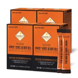 더베이글 뉴트리디데이 프리미엄 카무트 브랜드 밀 효소 30포 (4개)
