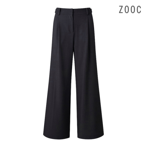 대현 ZOOC 비죠 포인트 시그니쳐 원턱 팬츠 GR_V251MSA906