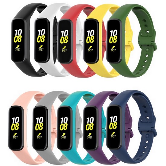 세마전자 스토리링크 갤럭시 핏2 실리콘 컬러 스트랩