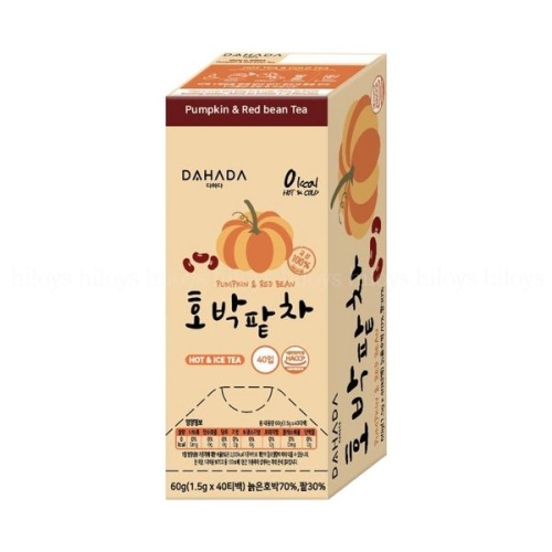허브앤티 다하다 호박팥차 1.5g 40개입 (1개)