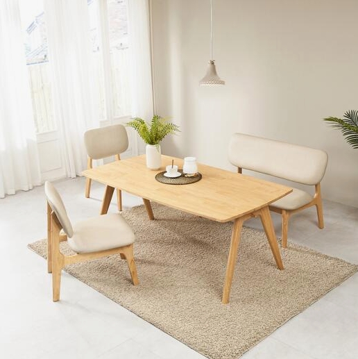 마이홈 낮은 원목 식탁 1600