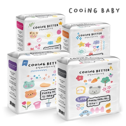 쿠잉 베러 오리지널 팬티형 기저귀 대형-공용 (104매)_이미지