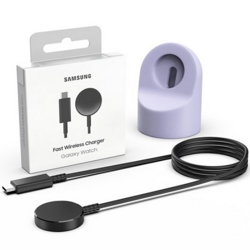 삼성전자 갤럭시워치 고속 충전독 EP-OL300+별다섯 실리콘 거치대 세트_이미지