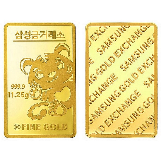 삼성금거래소 임인년 황금 임랑이 골드바 11.25g_이미지