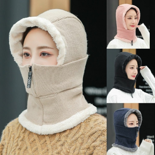 안감퍼후드집업워머 퍼니트워머 겨울워머 털모자 스포츠방한용품 방한모자 퍼모자_이미지