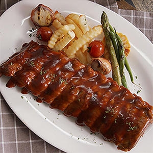 케이엔씨푸드 케이쿡 바베큐 폭립 알뜰형 오리지날맛 500g [6개]