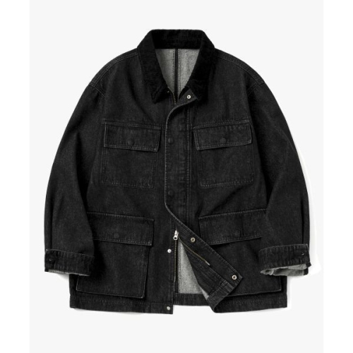 수아레 SUARE 디트로이드 M65 데님 자켓 블랙 SBDAWLJK020BK 326488